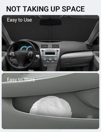 Proadsy 2026 Upgrade Front Windshield Sun Shade Foldable Sunshade Protector Custom Fit 2007-2011 Camry Accessories