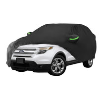 Proadsy SUV Car Cover Compatible with Ford Explorer 2011-2024 2025 2026 Windproof All Weather Waterproof Sun Rain UV Dust Snow Protection Outdoor Covers