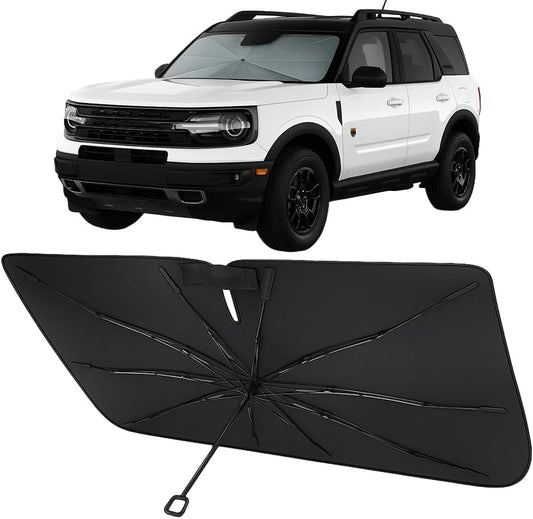 2021-2026 Ford Bronco Sport Umbrella Windshield Sunshade - Custom Fit Front Windshield Sun Shade