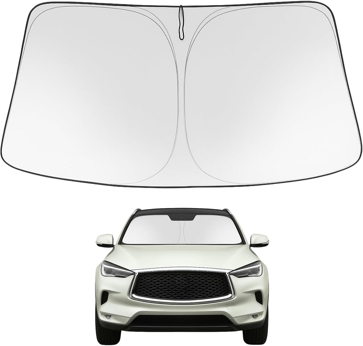 2019-2026 Infiniti QX50 & QX55 Windshield Sunshade - Custom Fit Front Windshield Sun Shade