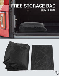 2020-2026 Lincoln Corsair car cover with reflective strips for safe parking at night, front and back