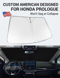 2024-2025 Honda Prologue custom-fit sunshade - reflective side facing sun
