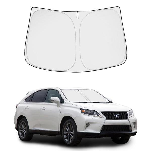 Proadsy 2026 Upgrade Front Windshield Sun Shade Foldable Sunshade Protector Custom Fit 2010-2015 Lexus RX Accessories