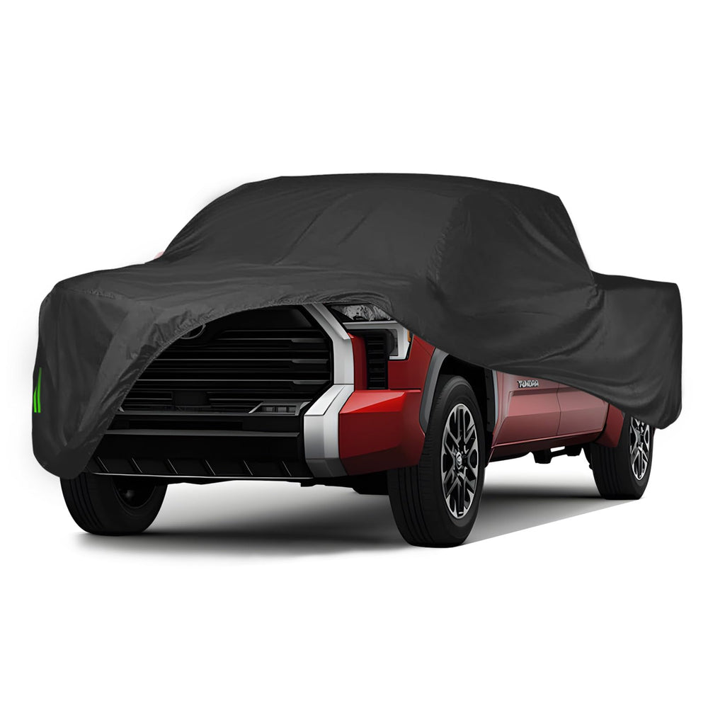 Proadsy 2025 Upgrade Car Cover Compatible with Tundra 2016-2024 2025 CrewMax with 5.5ft Windproof All Weather Waterproof Sun Rain UV Dust Snow Protection Outdoor Covers