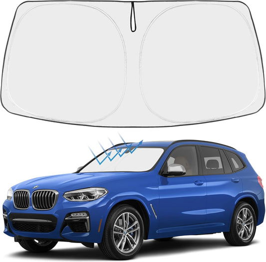 2018-2025 BMW X3 Windshield Sunshade - Custom Fit Front Windshield Sun Shade