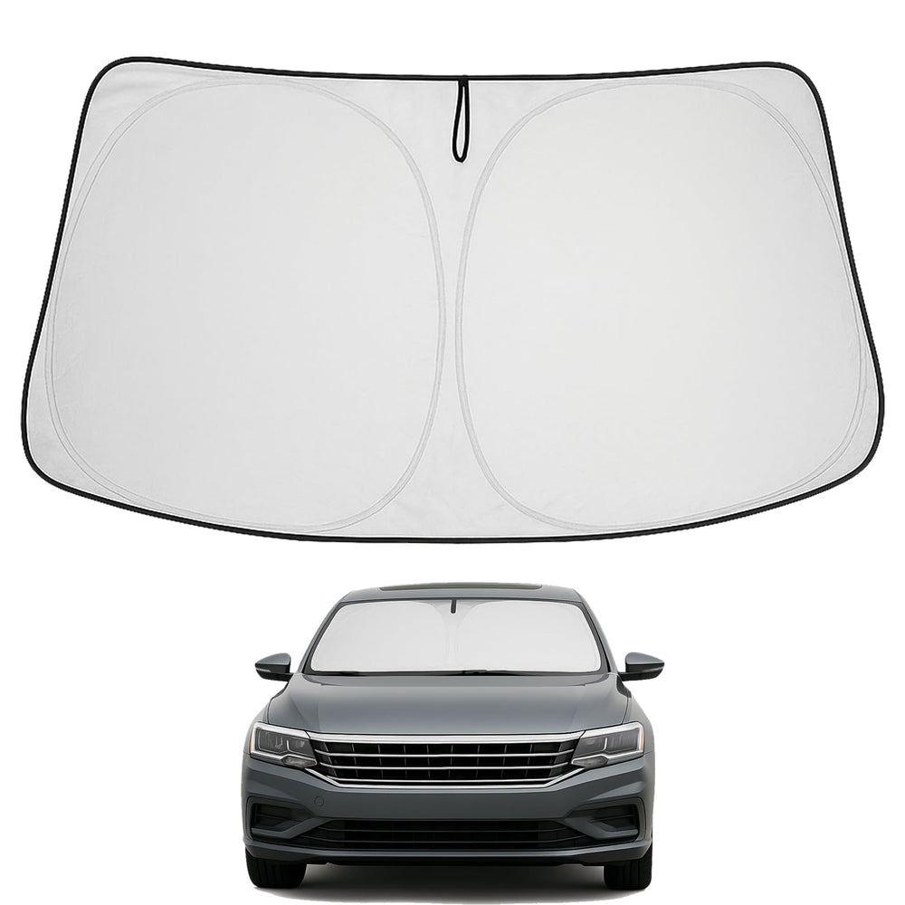 Proadsy Front Windshield Sun Shade Foldable Sunshade Protector Custom Fit 2012-2022 VW Passat Accessories 2026 Upgrade