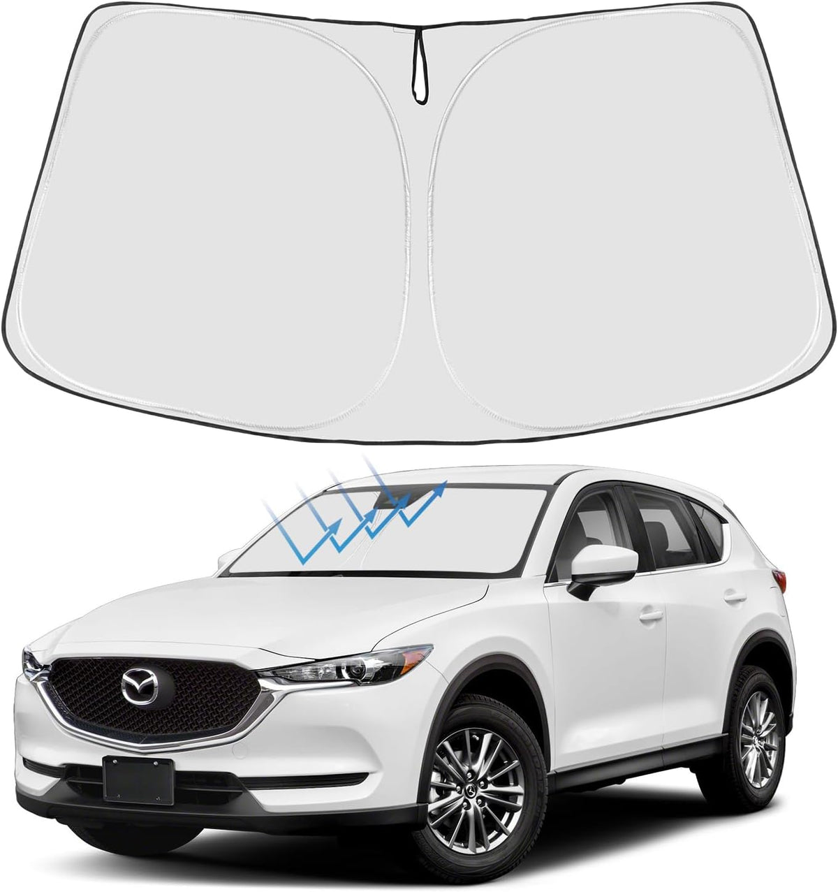 2017-2025 Mazda CX-5 Windshield Sunshade - Custom Fit Front Windshield Sun Shade