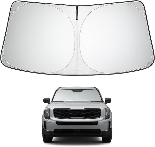 2020-2025 Kia Telluride Windshield Sunshade - Custom Fit Front Windshield Sun Shade