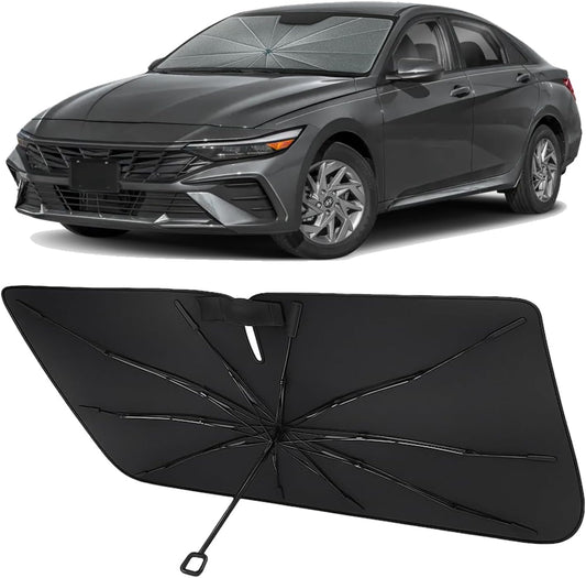 2021-2026 Hyundai Elantra Umbrella Windshield Sunshade - Custom Fit Front Windshield Sun Shade