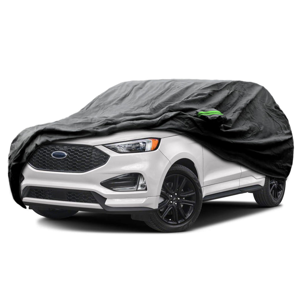 Proadsy 2025 Upgrade Car Cover Custom Fit for Ford Edge 2015-2025, Waterproof All Weather for Automobiles, Full Exterior Cover Rain Snow Sun Protector Indoor Outdoor Car Cover