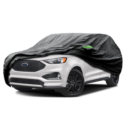 Proadsy 2025 Upgrade Car Cover Custom Fit for Ford Edge 2015-2025, Waterproof All Weather for Automobiles, Full Exterior Cover Rain Snow Sun Protector Indoor Outdoor Car Cover