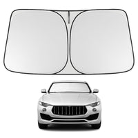 Proadsy 2026 Upgrade Front Windshield Sun Shade Foldable Sunshade Protector Custom Fit 2017-2024 Maserati Levante Accessories
