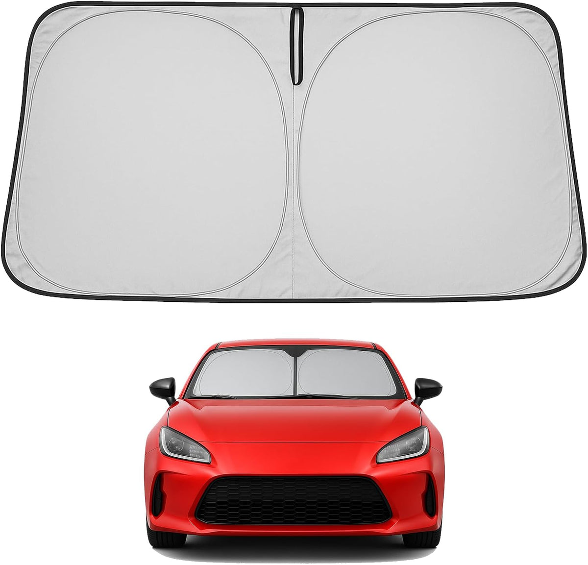 2017-2025 Toyota GR86 Windshield Sunshade - Custom Fit Front Windshield Sun Shade