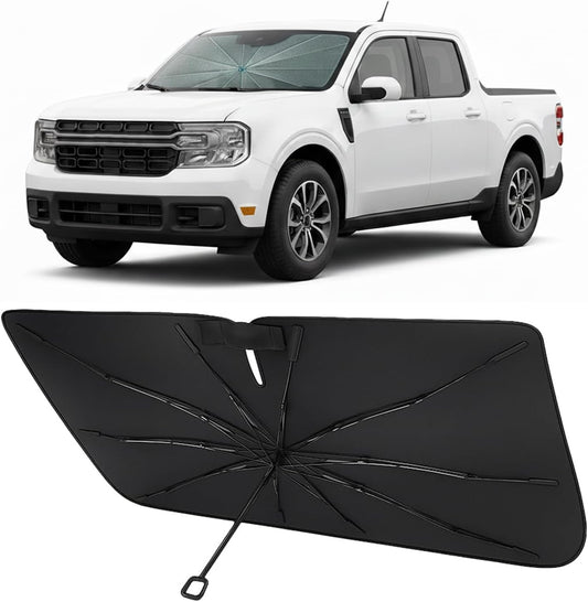 2022-2026 Ford Maverick Umbrella Windshield Sunshade - Custom Fit Front Windshield Sun Shade