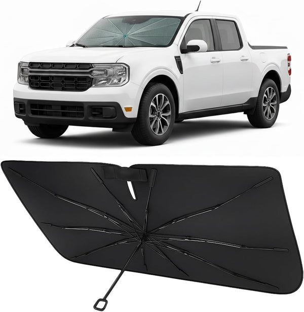 2022-2026 Ford Maverick Umbrella Windshield Sunshade - Custom Fit Front Windshield Sun Shade