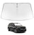 Proadsy 2025 Upgrade Windshield Sun Shade Custom Fit 2020-2023 2024 2025 Cadillac XT6 Foldable Front Sunshade Protector Sun Visor Blocks UV Rays Keep Car Cooler