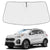 Proadsy Front Windshield Sun Shade Foldable Sunshade Protector Custom Fit 2017-2022 Kia Kia Sportage GT-Line GT Sedan Accessories 2026 Upgrade