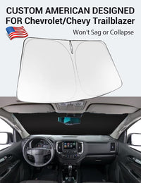 2021-2025 Chevrolet Trailblazer custom-fit sunshade - reflective side facing sun
