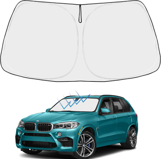2014-2018 BMW X5 Windshield Sunshade - Custom Fit Front Windshield Sun Shade