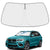 Proadsy 2025 Upgrade Windshield Sun Shade Custom Fit 2014-2018 BMW X5 M Sport xLine SUV 4-Layer Foldable Front Sunshade Protector Sun Visor Blocks UV Rays Keep Car Cooler