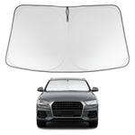 Proadsy 2025 Upgrade Windshield Sun Shade Custom Fit 2013-2018 Audi Q3 Foldable Front Sunshade Protector Sun Visor Blocks UV Rays Keep Car Cooler