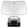 Proadsy 2026 Upgrade Windshield Sun Shade Custom Fit 2013-2018 Audi Q3 Foldable Front Sunshade Protector Sun Visor Blocks UV Rays Keep Car Cooler