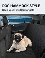 Proadsy 2025 Upgrade Dog Car Seat Cover Custom Fit 2016-2024 2025 Toyota Tacoma Back Seat Extender Waterproof Scratch Proof Durable Black Protector Pet Hammock