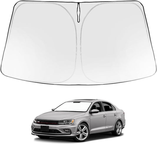 2011-2018 Volkswagen Jetta Windshield Sunshade - Custom Fit Front Windshield Sun Shade
