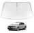 Proadsy 2025 Upgrade Windshield Sun Shade Custom Fit 2011-2018 Volkswagen VW Jetta Foldable Front Sunshade Protector Sun Visor Blocks UV Rays Keep Car Cooler