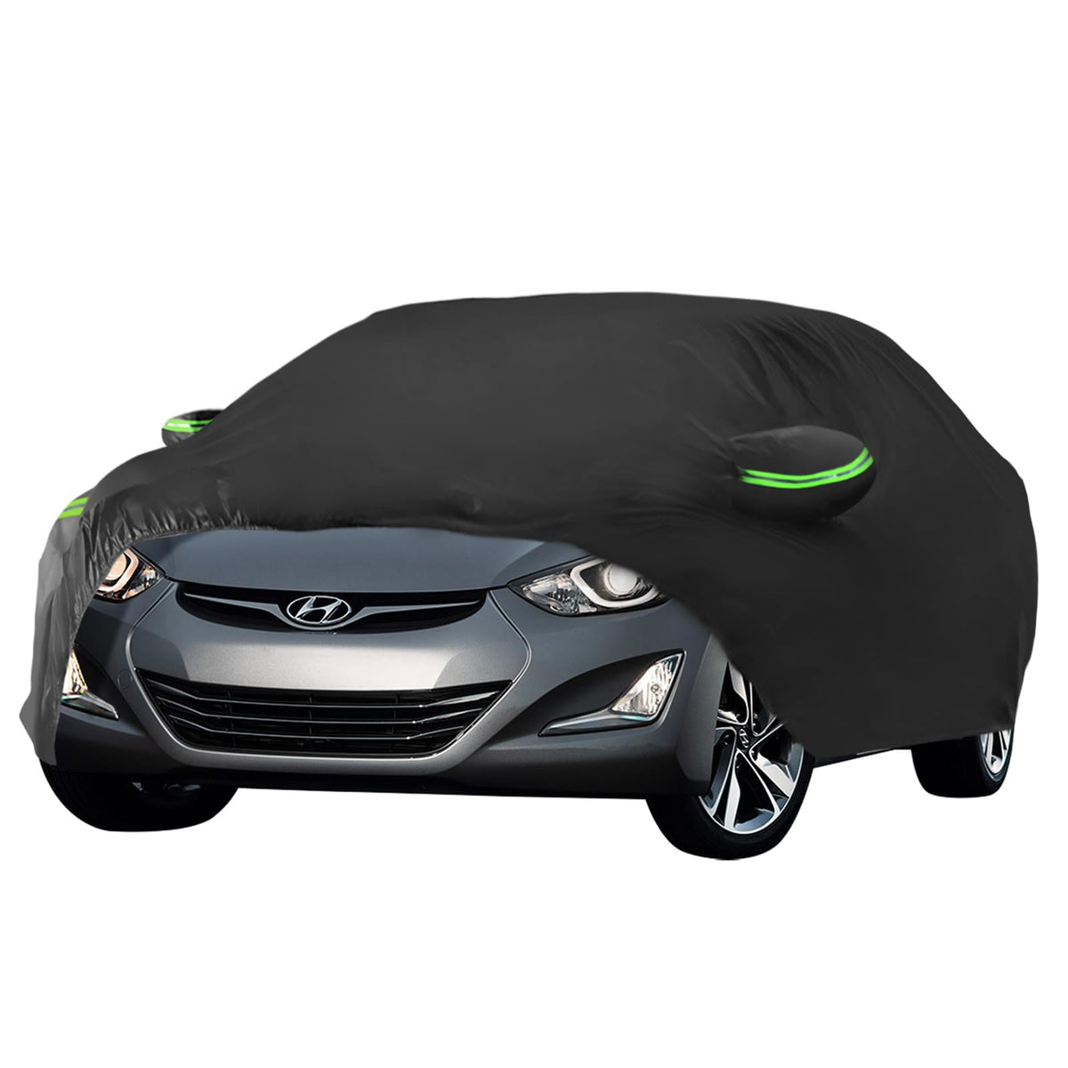 Proadsy Car Cover for 1995-2024 2025 2026 Hyundai Elantra, Waterproof All Weather for Automobiles, Windproof Snowproof Rain Hail Sun UV Protection Full Outdoor Indoor Exterior Car Cover