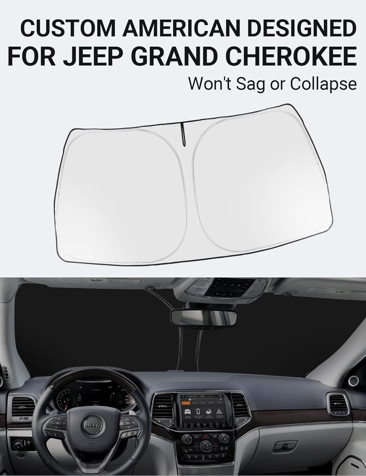 2014-2026 Jeep Grand Cherokee Windshield Sunshade