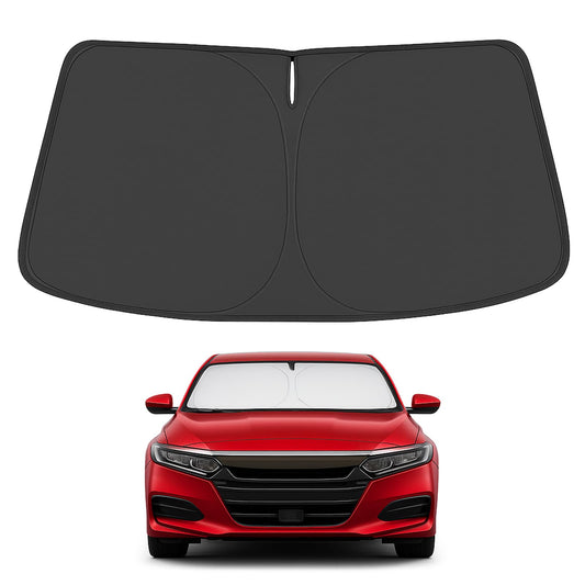Proadsy for Honda Accord 2018-2022 Windshield Sun Shade 4-Layer Foldable Front Sunshade Protector Sun Visor Blocks UV Rays Keep Car Cooler