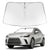 Proadsy Windshield Sun Shade for RX 2026 2025 2024 2023 Foldable Front Sunshade Protector Sun Visor Blocks UV Rays Keep Car Cooler Accessories