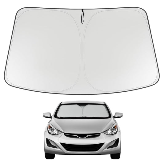Proadsy 2026 Upgrade Front Windshield Sun Shade Foldable Sunshade Protector Custom Fit 2011-2016 Elantra Accessories