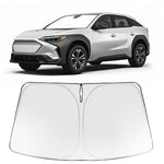 Proadsy 2026 Upgrade Windshield Sun Shade Custom Fit Subaru Solterra 2023-2026 Foldable Front Sunshade Protector Sun Visor Blocks UV Rays Keep Car Cooler Accessories