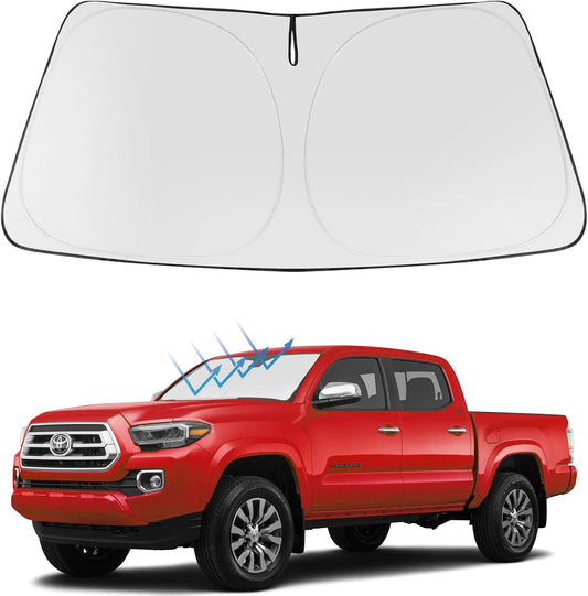 2016-2023 Toyota Tacoma Windshield Sunshade - Custom Fit Front Windshield Sun Shade