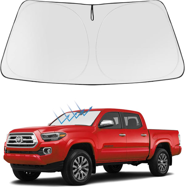 2016-2023 Toyota Tacoma Windshield Sunshade - Custom Fit Front Windshield Sun Shade