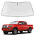 Proadsy 2025 Upgrade Windshield Sun Shade Custom Fit Toyota Tacoma 2016-2023 4-Layer Foldable Front Sunshade Protector Sun Visor Blocks UV Rays Keep Car Cooler Accessories