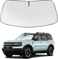 2021-2026 Ford Bronco Sport Windshield Sunshade - Custom Fit Front Windshield Sun Shade