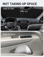 Proadsy 2026 Upgrade Windshield Sunshade Custom for 2014-2025 Jeep Grand Cherokee Block Sun & UV Foldable Front Window Car Shade Protector Prime Accessories