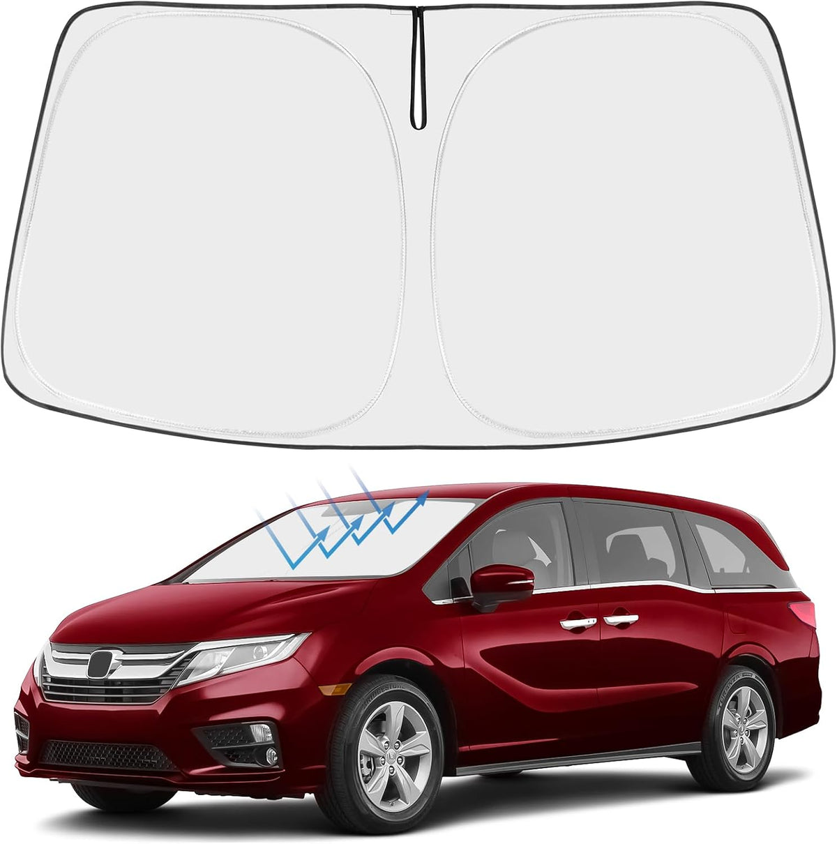 2018-2026 Honda Odyssey Windshield Sunshade - Custom Fit Front Windshield Sun Shade