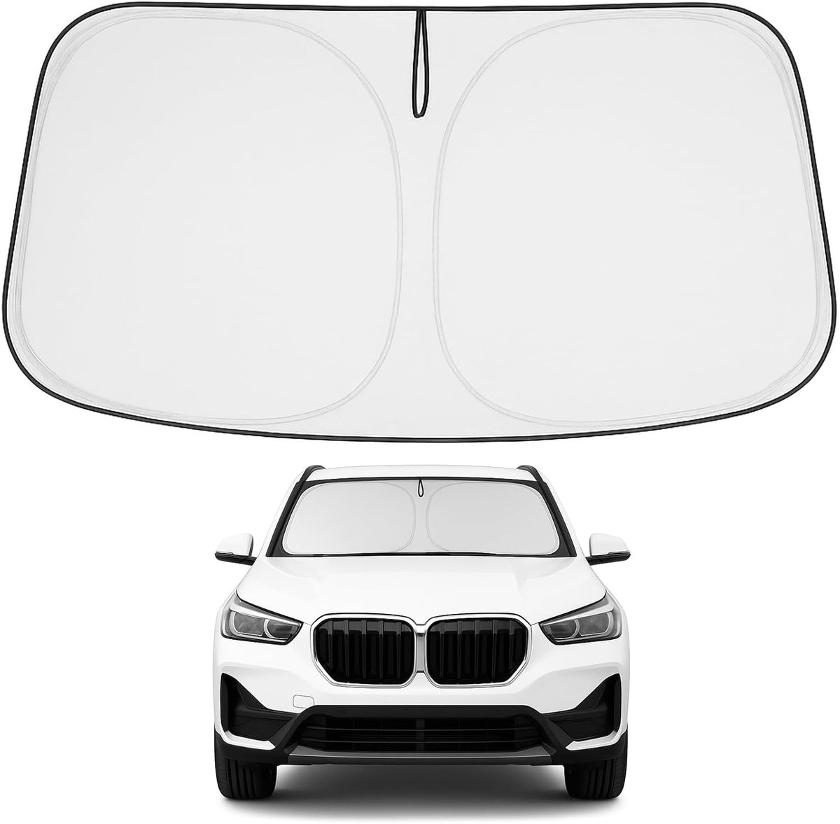 2016-2022 BMW X1 F48 Windshield Sunshade - Custom Fit Front Windshield Sun Shade