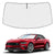 Front Windshield Sun Shade Foldable Sunshade Protector Custom Fit 2015-2025 Ford Mustang(NOT for Ford Mustang Mach-E) Accessories 2026 Upgrade