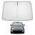 Proadsy 2025 Upgrade Windshield Sun Shade Custom Fit Chevy Bolt 2017-2024 2025 (NOT for Chevy Bolt EUV) 4-Layer Foldable Front Sunshade Protector Sun Visor Blocks UV Rays Keep Car Cooler