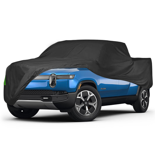 Proadsy Upgrade Car Cover Compatible with Rivian R1T 2025 2024 2023 2022 Windproof All Weather Waterproof Sun Rain UV Dust Snow Protection Outdoor Covers