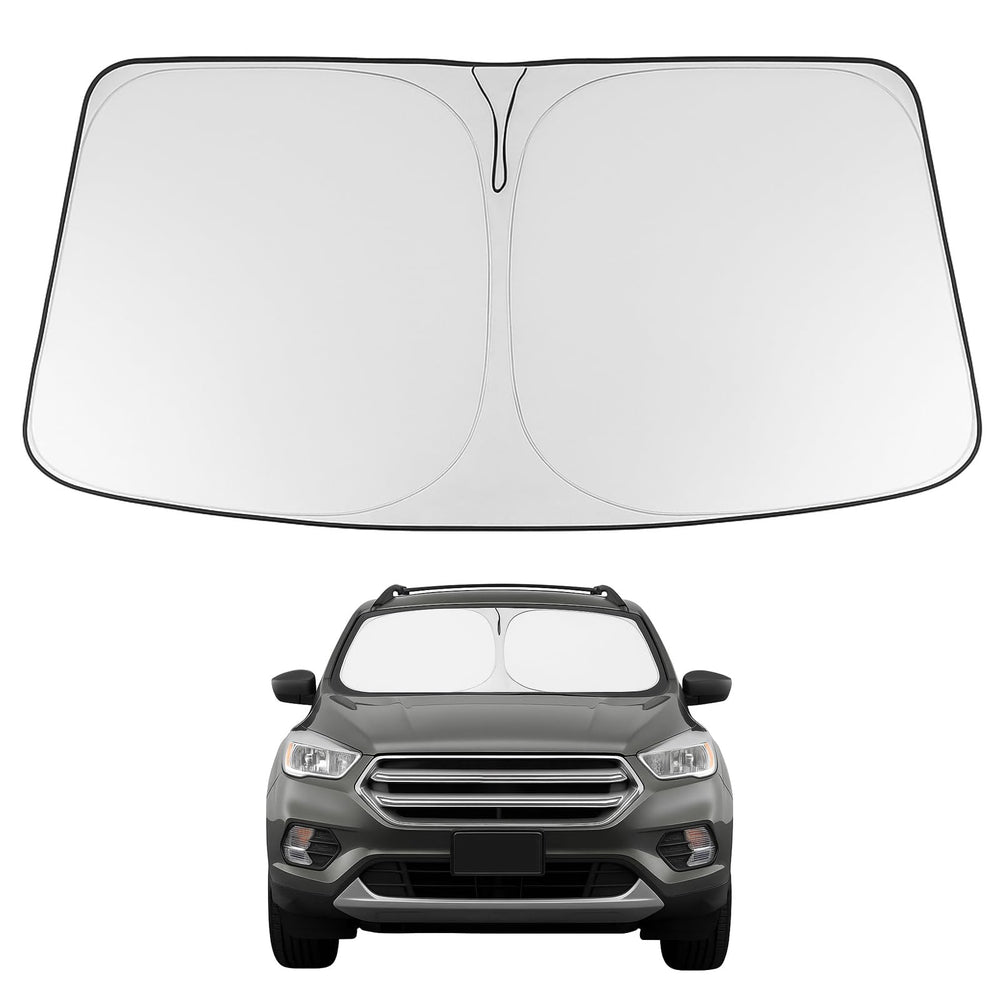 Proadsy 2025 Upgrade Windshield Sun Shade Custom Fit 2013-2019 Ford Escape Foldable Front Sunshade Protector Sun Visor Blocks UV Rays Keep Car Cooler