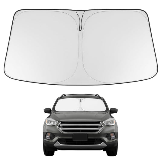 Proadsy 2025 Upgrade Windshield Sun Shade Custom Fit 2013-2019 Ford Escape Foldable Front Sunshade Protector Sun Visor Blocks UV Rays Keep Car Cooler