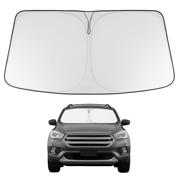 Proadsy 2026 Upgrade Windshield Sun Shade Custom Fit 2013-2019 Escape Foldable Front Sunshade Protector Sun Visor Blocks UV Rays Keep Car Cooler
