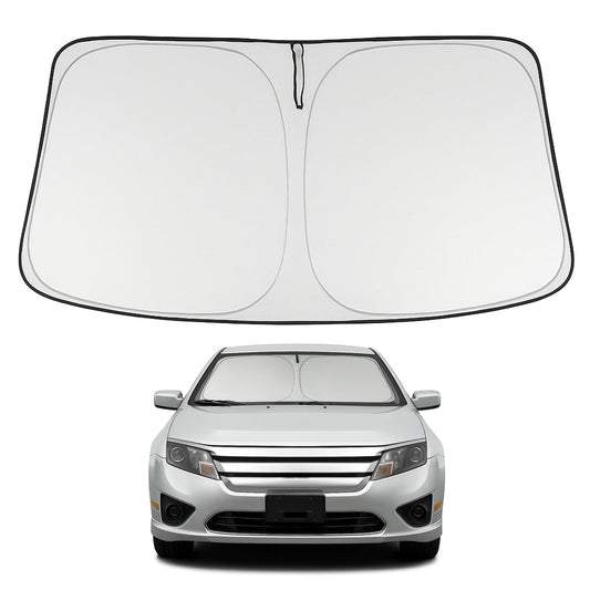 Proadsy 2025 Upgrade Windshield Sun Shade Custom Fit 2006-2012 Ford Fusion Front Window Sunshade Protector Foldable Sun Visor Blocks UV Rays Keep Car Cooler