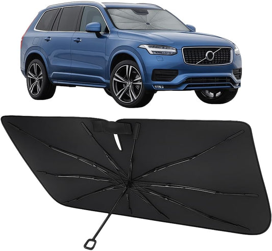 2016-2026 Volvo XC90 Umbrella Windshield Sunshade - Custom Fit Front Windshield Sun Shade